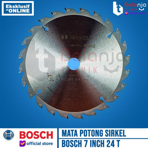 [EZM.3504204] Bosch Pisau Circullar Saw Kayu 7 Inch 24 T Mata Gergaji Kayu 7" 24T