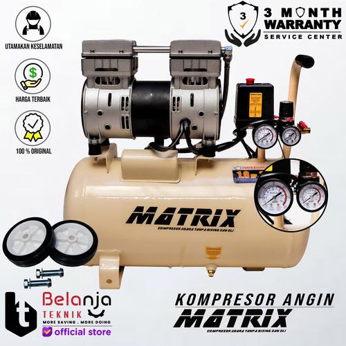 [EZM.3504349] MATRIX 1 HP 25 Liter OIL LESS AIR COMPRESSOR - KOMPRESOR ANGIN