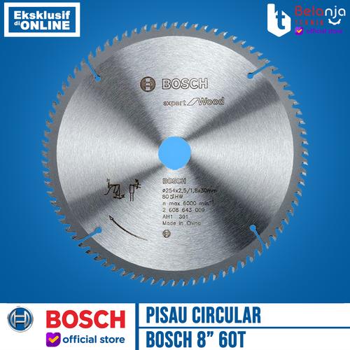 [EZM.3504370] Bosch Pisau Circullar Saw Kayu 8 Inch 60 T Mata Gergaji Kayu 8" 60T