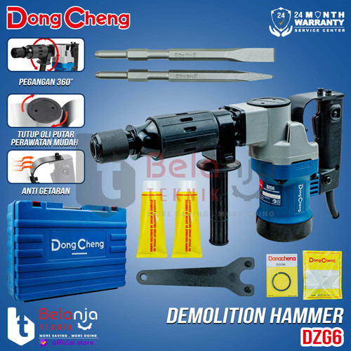 [EZM.3504423] Dongcheng Mesin Bor Bobok BETON DZG 6 Demolition Hammer DZG6 900 WATT