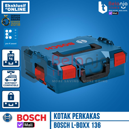 [EZM.3504523] BOSCH Alat L-Boxx 136 Tool Box Tool Kit Kotak Perkakas Plastik Bosch