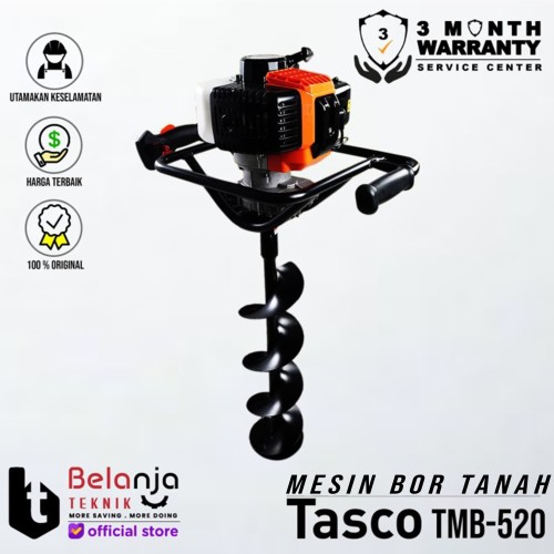 [EZM.3504445] TASCO Mesin Bor Tanah TMB 520 Auger TMB520 Penggali Lobang Pohon