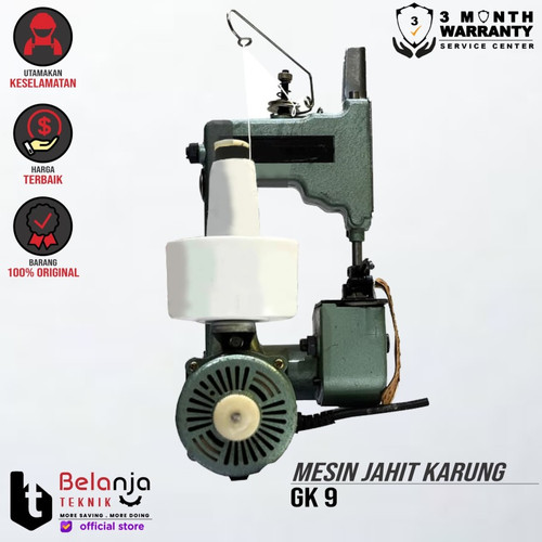 [EZM.3504712] Matrix Mesin Jahit Karung GK 9 Portable Bag Closer 90 Watt GK9