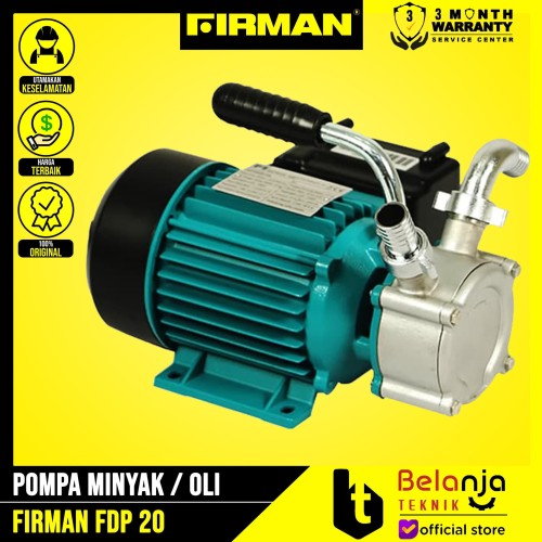 [EZM.3504754] Firman FDP-20 HD Pompa Cairan Kental Solar Minyak Oli FDP20HD