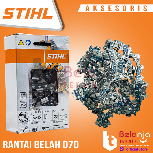 [EZM.3504787] Rantai Belah Chainsaw STIHL 070 36 Inchi 52 T - Sparepart Chainsaw