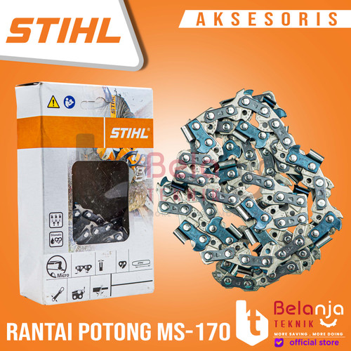 [EZM.3504809] Rantai Mata Gergaji Potong MS-170 STIHL - Sparepart Mesin Chainsaw