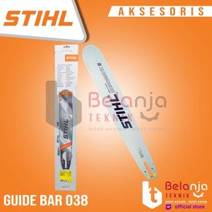 [EZM.3504834] Guid Bar Chainsaw STIHL 038 20 inchi - Sparepart Mesin Chainsaw 038