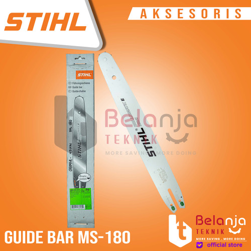 [EZM.3504935] Guide Bar ChainSaw STIHL MS-180 16 Inchi - Gergaji Rantai ORIGINAL