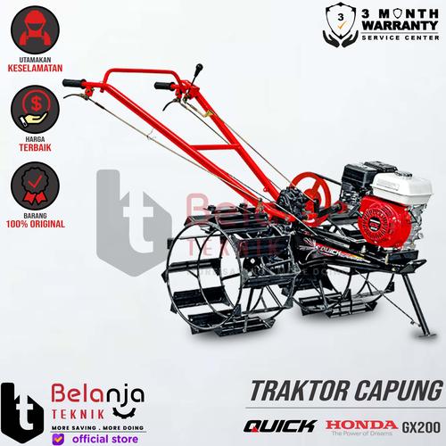 [EZM.3505124] Mesin Traktor - Quick Capung Metal + Mesin Engine Honda GX 200