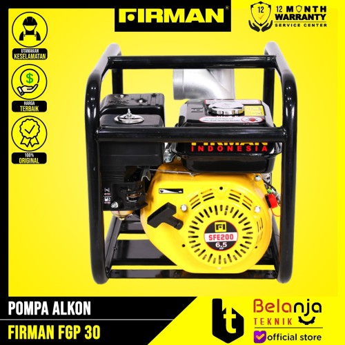 [EZM.3505138] Mesin Alkon Pompa Air Irigasi Firman FGP 30 3 Inchi 8 Meter