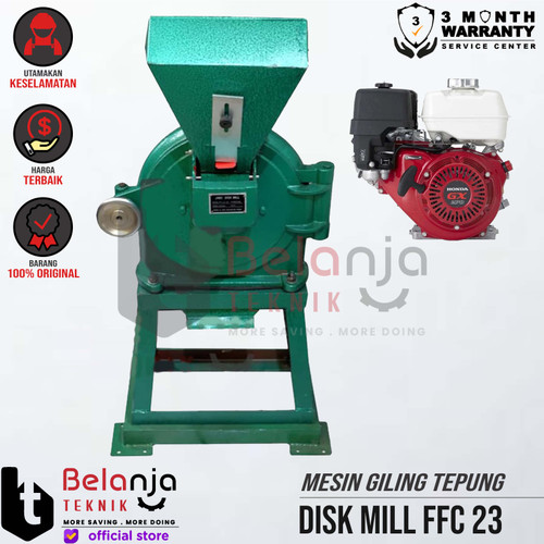 [EZM.3505169] Mesin Gilingan Tepung - Disk Mill FFC 23 + Engine Honda GX270 Thailand