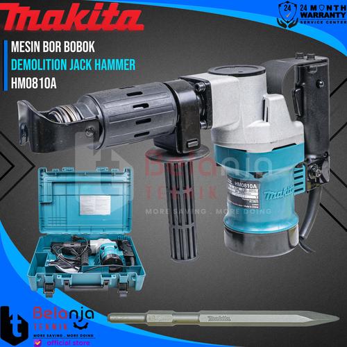 [EZM.3505187] Makita Mesin Bor Bobok HM 0810 Demolition JACK Hammer HM0810 900 WATT