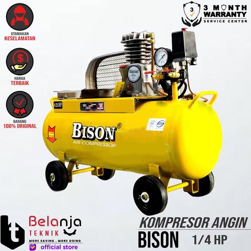 [EZM.3505265] Bison Air Compressor 0.25 HP Kompresor Angin Unloaded 1/4 HP