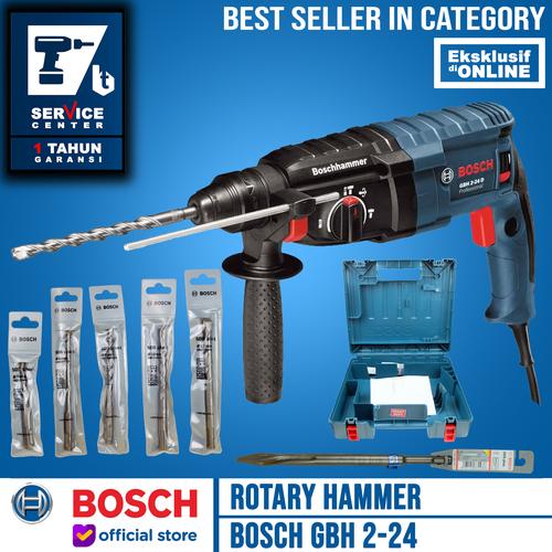 [EZM.3505277] Bosch Mesin Bor Tembok Rotary Hammer Drill GBH 2-24 DRE 24 MM 790 Watt