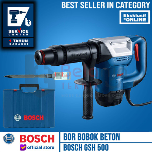 [EZM.3506782] BOSCH Mesin Bor Bobok GSH 500 Demolition Hammer GSH500 1025 WATT