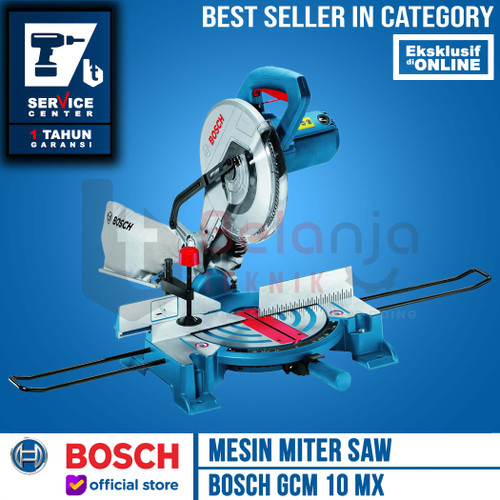 BOSCH Mesin Miter Saw GCM 10 MX 1700 WATT GCM10MX