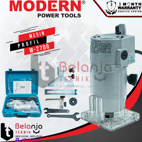[EZM.3505333] MODERN Mesin Profil M 2700 WOOD Trimmer M2700 Mesin Router