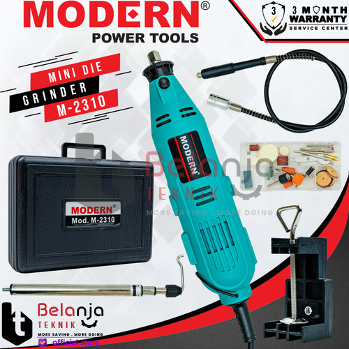 [EZM.3505339] MODERN Bor Gantung M 2310 Gurinda Mini Tuner 3mm SET KOPER m2310 135W