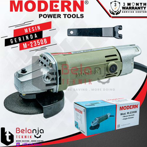 [EZM.3505344] MODERN Mesin Gerinda Tangan 4 Inch M 2350 B LISTRIK 570 WATT M2350B