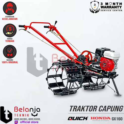 [EZM.3505345] Mesin Traktor - Quick Capung Metal + Mesin Engine Honda GX 160