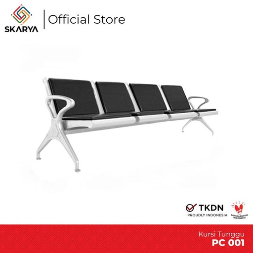 [EZO.6500272] Kursi Tunggu Bandara Kursi Tunggu Besi PC 001 (Baru)