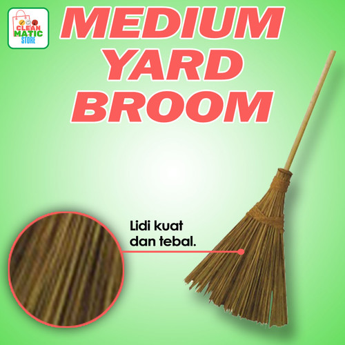 [EZM.0200013] Medium Yard Broom - Sapu Halaman Menengah Sapu Lidi