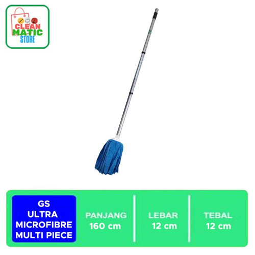 [EZM.0200022] GUNUNG SEWU ULTRA MICROFIBRE MULTI PIECE - Alat pel tongkat 3 bagian