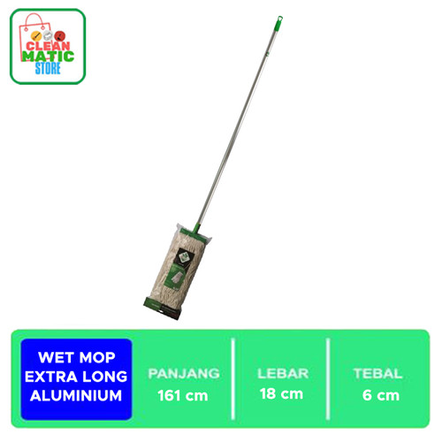 [EZM.0200051] WET MOP EXTRA LONG ALUMINIUM