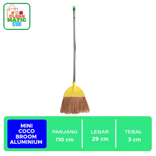[EZM.0200055] COCO MINI BROOM ALUMINIUM