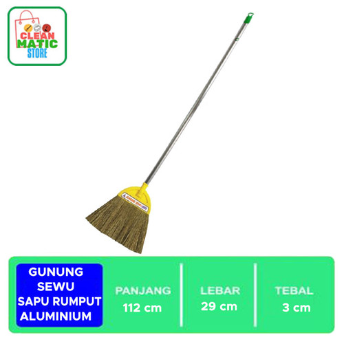 [EZM.0200059] Gunung Sewu - Sapu Rumput aluminium