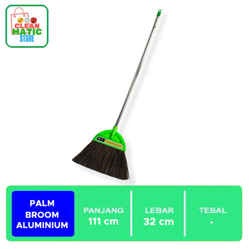 [EZM.0200065] PALM BROOM ALUMINIUM