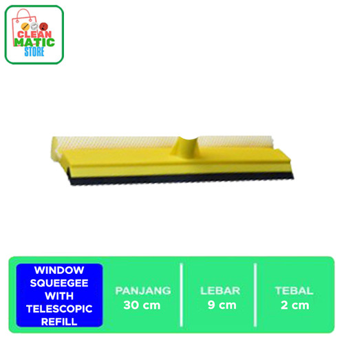[EZM.0200096] WINDOW SQUEEGEE WITH TELESCOPIC HANDLE REFILL