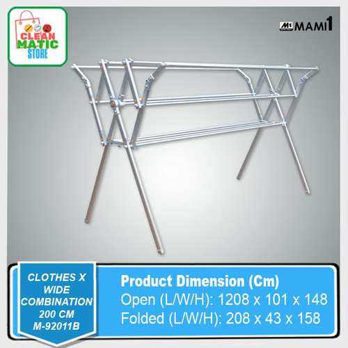 [EZM.0200121] CLOTHESLINE X WIDE COMBINATION