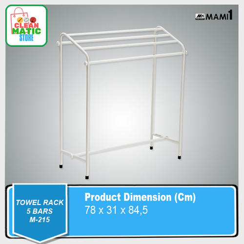 [EZM.0200123] TOWEL RACK 5 BARS