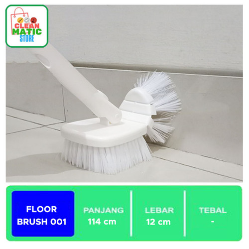 [EZM.0200164] FLOOR BRUSH 001 / SIKAT KAMAR MANDI GAGANGNYA BISA PANJANG DAN PENDEK
