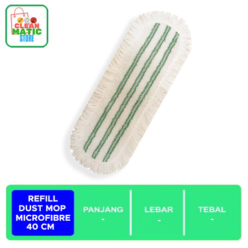 [EZM.0200170] DUST MOP MICROFIBRE REFILL 40cm