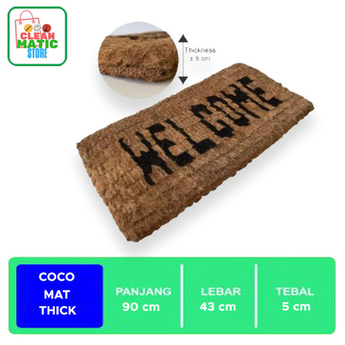 [EZM.0200177] Clean Matic - Keset Serabut Kelapa Tebal ( Coco Mat Thick )
