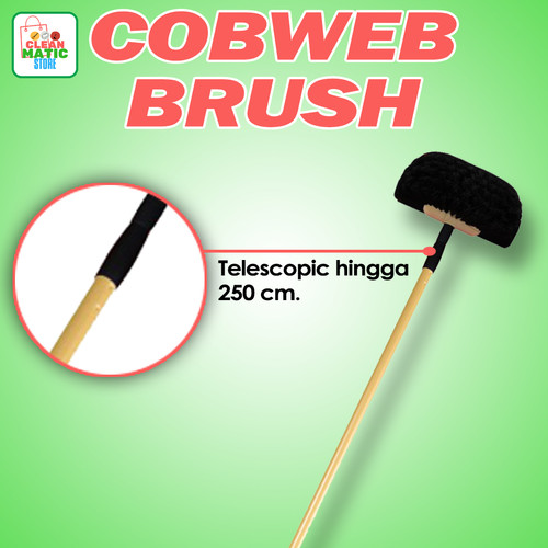 [EZM.0200208] Clean Matic - Sikat Langit-langit ( Cobweb Brush )