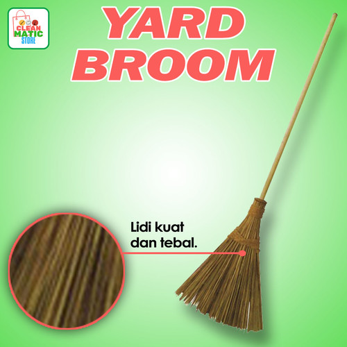 [EZM.0200213] Clean Matic - Sapu Halaman (Yard Broom)