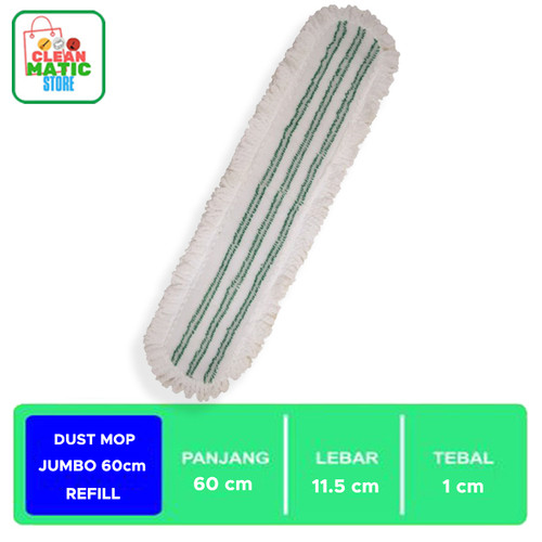 [EZM.0200221] Clean Matic - Isi Ulang Pendorong Debu Dust Mop Jumbo