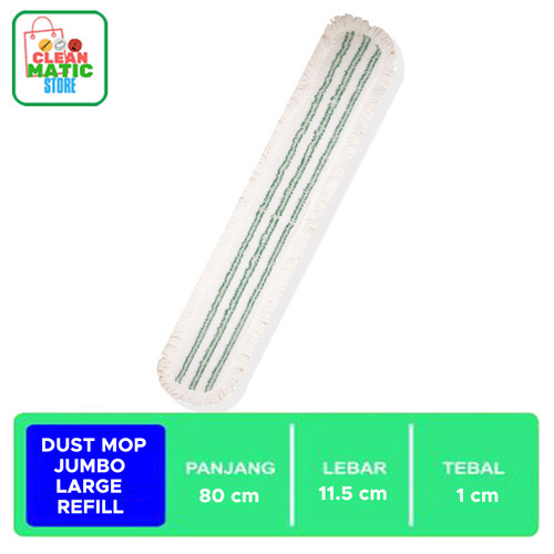 [EZM.0200222] Clean Matic - Isi Ulang Pendorong Debu Dust Mop Jumbo Large