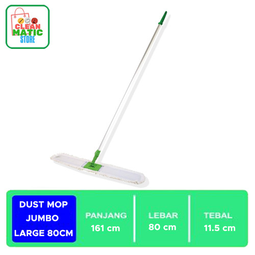 [EZM.0200223] Clean Matic - Pendorong Debu Dust Mop Jumbo Large