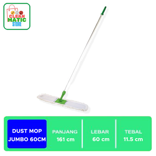 [EZM.0200224] Clean Matic - Pendorong Debu Dust Mop Jumbo