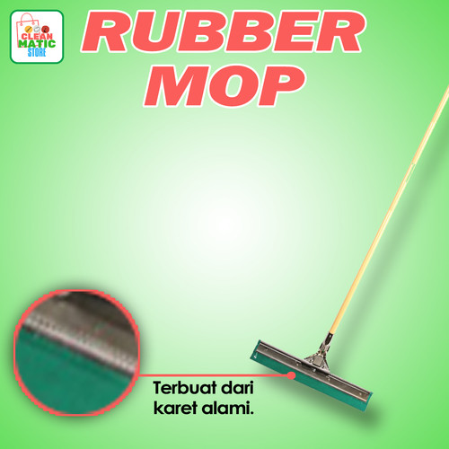 [EZM.0200229] Clean Matic - Rubber Mop Pendorong Air
