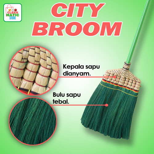 [EZM.0200249] Clean Matic - Sapu Lantai (City Broom )