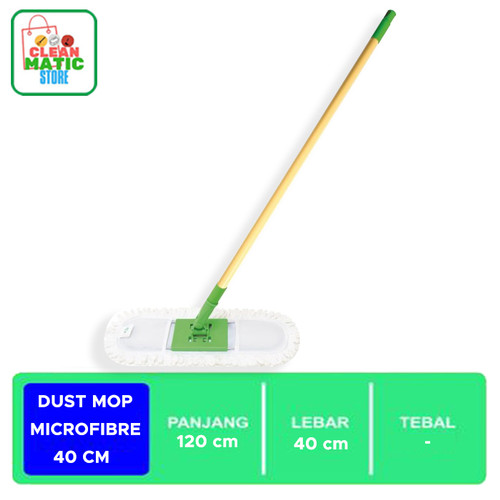 [EZM.0200258] Clean Matic - Pendorong Debu Microfiber (Microfiber Dust Mop)