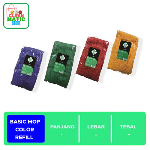 [EZM.0200288] Clean Matic - Basic Mop Color Refill