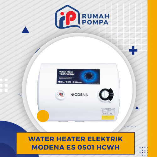 [EZM.1160106] Water Heater Listrik Modena ES 0501 HCWH 50 Liter