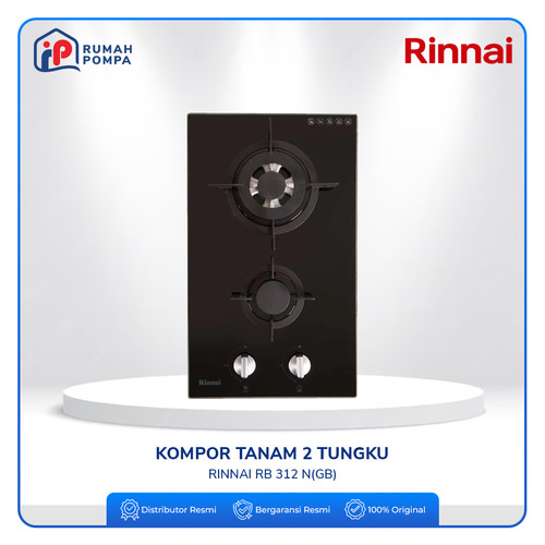 [EZM.1160196] Kompor Tanam 2 Tungku Rinnai RB 312 N(GB)