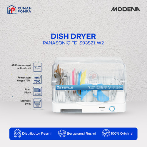 [EZM.1160111] Dish Dryer Panasonic FD-S03S21-W2